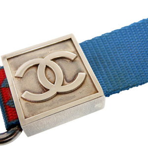 美品 シャネル ネックストラップ ナイロン CC ココマーク スポーツライン 0791【中古】CHANEL