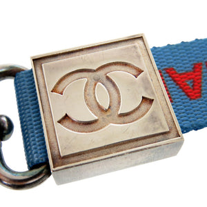 美品 シャネル ネックストラップ ナイロン CC ココマーク スポーツライン 0791【中古】CHANEL