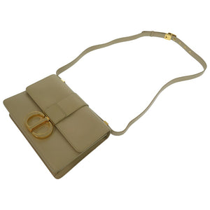 新品同様 ディオール 30 モンテ－ニュ ショルダーバッグ M9203UMOS M925 レザー ベージュ 0850【中古】Dior