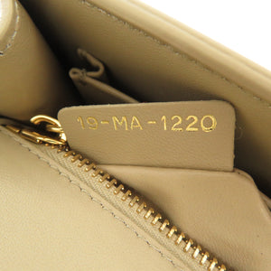 新品同様 ディオール 30 モンテ－ニュ ショルダーバッグ M9203UMOS M925 レザー ベージュ 0850【中古】Dior