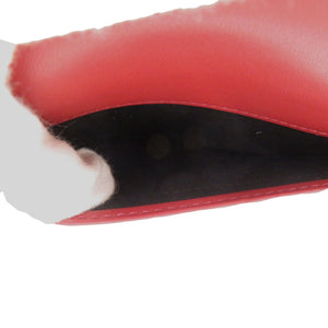 未使用 ケンゾー FA62PM318L24 レザー レッド シルバー ブラック 赤 長財布 0890【中古】KENZO レディース