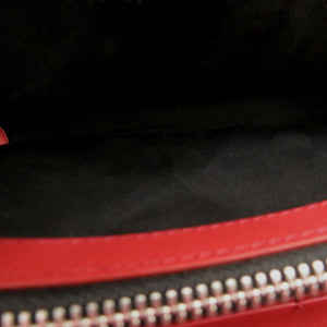 未使用 ケンゾー FA62PM318L24 レザー レッド シルバー ブラック 赤 長財布 0890【中古】KENZO レディース