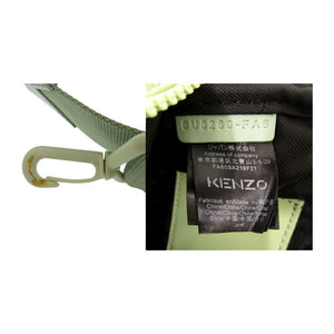 未使用品 ケンゾー クロスロゴ ショルダーバッグ FA65SA218F21 ウエストバッグ ボディバッグ クロスボディ ライトグリーン 0892【中古】KENZO