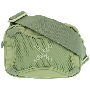 未使用品 ケンゾー クロスロゴ ショルダーバッグ FA65SA218F21 ウエストバッグ ボディバッグ クロスボディ ライトグリーン 0892【中古】KENZO