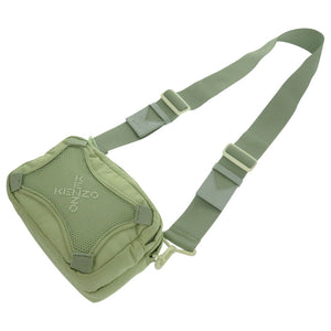 未使用品 ケンゾー クロスロゴ ショルダーバッグ FA65SA218F21 ウエストバッグ ボディバッグ クロスボディ ライトグリーン 0892【中古】KENZO