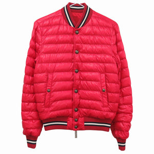 新品同様 モンクレール DIDIER リバーシブル スカジャン ダウンジャケット ナイロン/ダウン サイズ0 レッド 赤 0918【中古】MONCLER メンズ