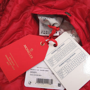 新品同様 モンクレール DIDIER リバーシブル スカジャン ダウンジャケット ナイロン/ダウン サイズ0 レッド 赤 0918【中古】MONCLER メンズ