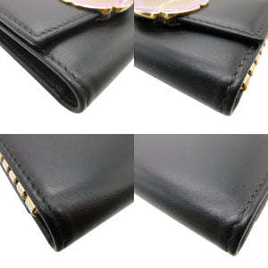 未使用 サルヴァトーレ フェラガモ 22D162 レザー ブラック 黒 6連 キーケース 0921【中古】Salvatore Ferragamo