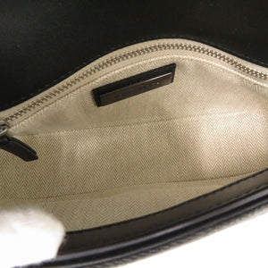 新品同様 トリーバーチ ベロア ブラック 2way ショルダーバッグ 黒 0937【中古】Tory Burch