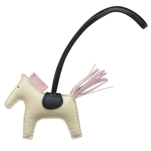 美品 エルメス ロデオPM クレ ヴェールシプレ モーヴペール アニョーミロ U刻印(2022年製)バッグチャーム 0946【中古】HERMES