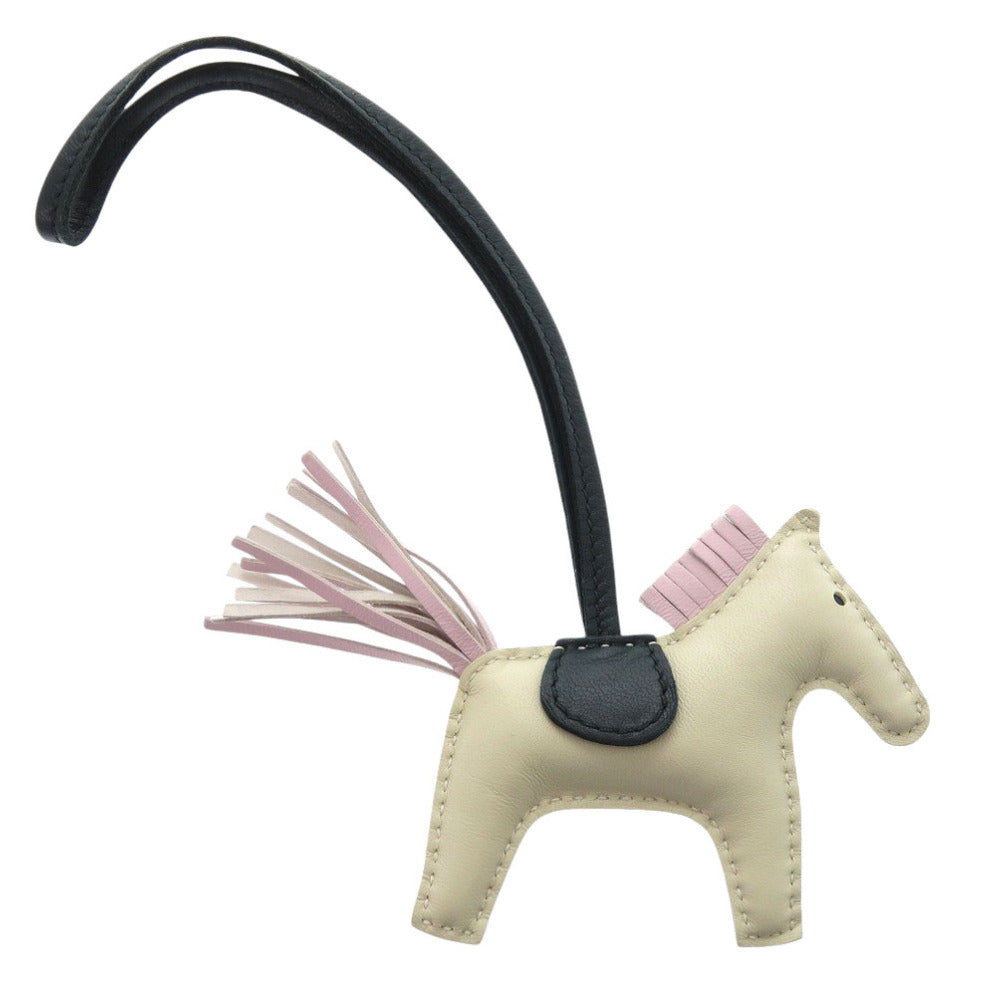 美品 エルメス ロデオPM クレ ヴェールシプレ モーヴペール アニョーミロ U刻印(2022年製)バッグチャーム 0946【中古】HERMES