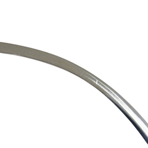 グッチ プレート ネックカフ チョーカー シルバー925 0968【中古】GUCCI