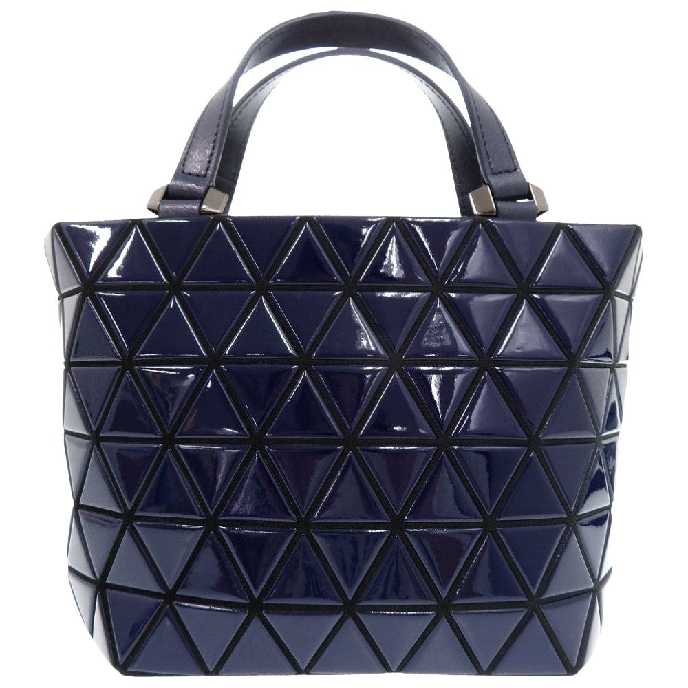 イッセイミヤケ BAO BAO バオバオ 2Wayハンドバッグ ショルダーバッグ BB01AG303 ネイビー 0985【中古】ISSEY MIYAKE