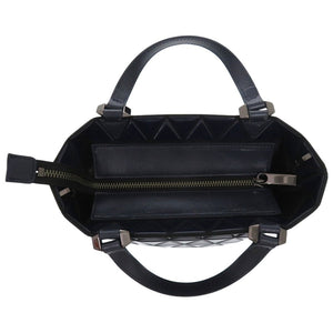 イッセイミヤケ BAO BAO バオバオ 2Wayハンドバッグ ショルダーバッグ BB01AG303 ネイビー 0985【中古】ISSEY MIYAKE