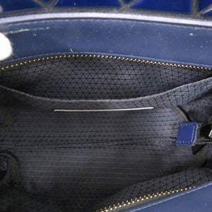 イッセイミヤケ BAO BAO バオバオ 2Wayハンドバッグ ショルダーバッグ BB01AG303 ネイビー 0985【中古】ISSEY MIYAKE
