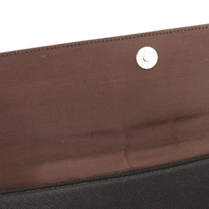 バーバリー ロゴプレート ノバチェック レザー ブラック ワンショルダーバッグ 黒 0991【中古】BURBERRY