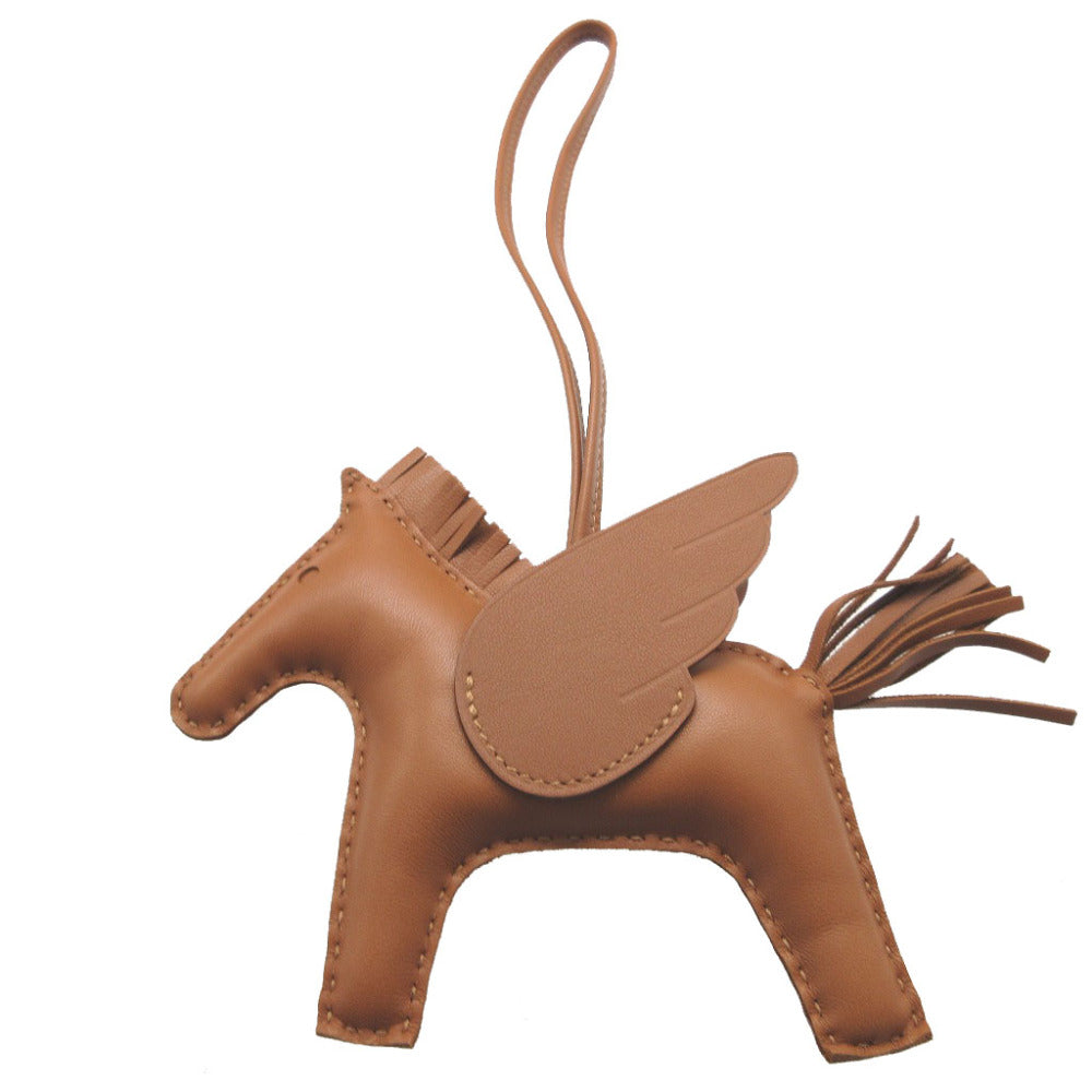 未使用 エルメス ロデオペガサスMM アニューミロ ソーゴールド B刻印(2023年製) バッグチャーム キーホルダー 1027【中古】HERMES