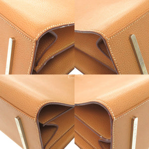 エルメス エクアドルMM ヴァッシュリエジェ ゴールド □J刻印 トートバッグ 1056 【中古】 HERMES