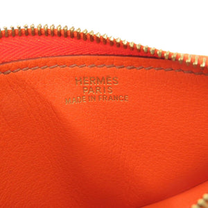 エルメス フルーツ オレンジ レザー オレンジ ブラウン □F刻印 コインケース 小銭入れ 財布 1085 【中古】 HERMES