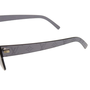 美品 ルイ ヴィトン × supreme シュプリーム CITY MASK SP シティ マスク SP Z0986U プラスチック ブラック サングラス LV 1109【中古】LOUIS VUITTON メンズ