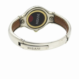 ミザーニ キャデラック シルバー 925 クオーツ 腕時計 銀無垢/レザー シェル文字盤 1162【中古】MISANI レディース