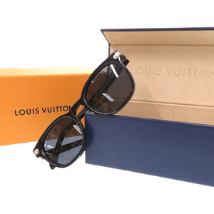 新品同様 ルイヴィトン シグネチャースクエアラウンド サングラス Z2381U サングラス ノワール LV 1165【中古】LOUIS VUITTON