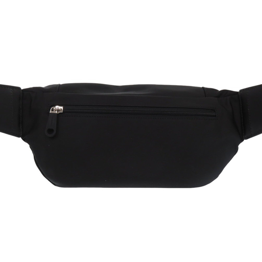 新品同様 バーバリー ロゴ ナイロン ブラック ボディバッグ 黒 1203【中古】BURBERRY