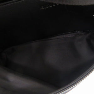 新品同様 バーバリー ロゴ ナイロン ブラック ボディバッグ 黒 1203【中古】BURBERRY
