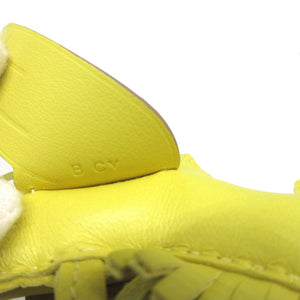 新品同様 エルメス ロデオペガサスPM アニューミロ B刻印(2023年製) ライム ソーイエロー 黄 バッグチャーム キーホルダー 1222【中古】HERMES