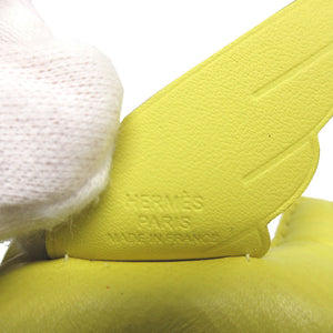 新品同様 エルメス ロデオペガサスPM アニューミロ B刻印(2023年製) ライム ソーイエロー 黄 バッグチャーム キーホルダー 1222【中古】HERMES