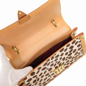 ルイヴィトン モノグラムマルチカラー サック ダルメシアン ハラコ M92825 ショルダーバッグ ノワール 黒 LV 1234-1【中古】 LOUIS VUITTON マルチ