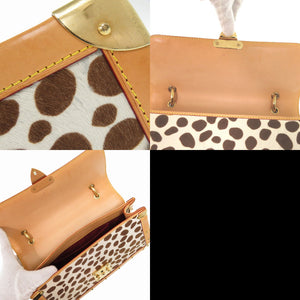 ルイヴィトン モノグラムマルチカラー サック ダルメシアン ハラコ M92825 ショルダーバッグ ノワール 黒 LV 1234-1【中古】 LOUIS VUITTON マルチ