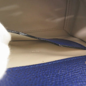 新品同様 ヴァレクストラ マイクロ イジィデ レザー ロイヤルブルー 青色 ハンドバッグ 1271【中古】Valextra