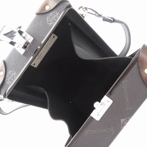 未使用 ベルルッティ × グローブトロッター シグネチャー トランク ショルダーバッグ ブラック 黒 1293【中古】BERLUTI