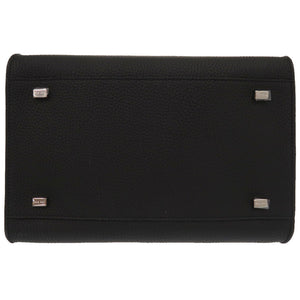 未使用 ザ ロウ ソフトマルゴー10 レザー ブラック 黒色 トートバッグ 1296【中古】THE ROW