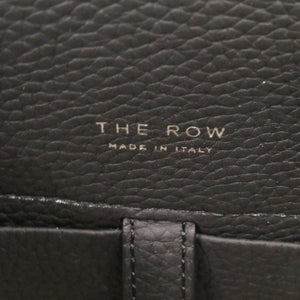 未使用 ザ ロウ ソフトマルゴー10 レザー ブラック 黒色 トートバッグ 1296【中古】THE ROW