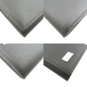 未使用 ダンヒル サイドカー EP8000E レザー シルバー金具 ダークブラウン コインケース 1315【中古】dunhill