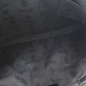 新品同様 グッチ インプリメ 201446 コーティングキャンバス レザー ブラック ショルダーバッグ 黒 1317 【中古】 GUCCI