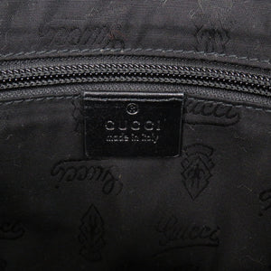 新品同様 グッチ インプリメ 201446 コーティングキャンバス レザー ブラック ショルダーバッグ 黒 1317 【中古】 GUCCI