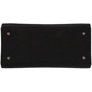 美品 バーバリー ノバチェック レザー ブラック ハンドバッグ 1341【中古】BURBERRY