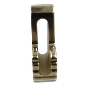 新品同様 エルメス ツイリーリング エポレット メタル ゴールド ブルー ピンク スカーフリング 1343【中古】HERMES