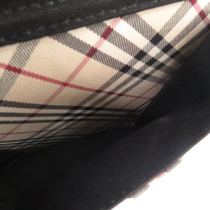 美品 バーバリー ノバチェック レザー ベージュ ハンドバッグ 1345【中古】BURBERRY