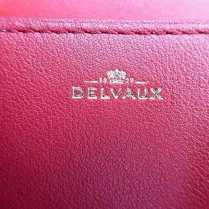 新品同様 デルヴォー マダム ミニ ショルダーバッグ レザー ワインレッド 赤 1368【中古】DELVAUX