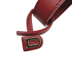 新品同様 デルヴォー マダム ミニ ショルダーバッグ レザー ワインレッド 赤 1368【中古】DELVAUX