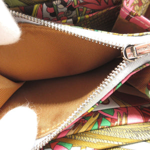 新品同様 エルメス アザップ コンパクト シルクイン U刻印(2022年製) ヴォーエプソン シルク ゴールド コインケース 財布 1402【中古】HERMES