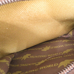 新品同様 ハンティングワールド サファリトゥデイ キャンバス カーキ ウエストバッグ  1412【中古】HUNTING WORLD