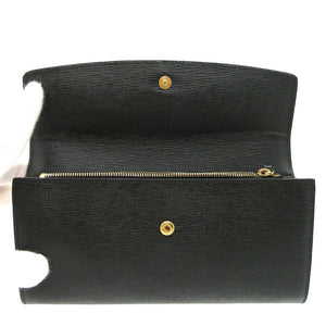 新品同様 フェンディ モンスター 長財布 レザー ブラック 8M0340 長財布 黒 1424【中古】FENDI