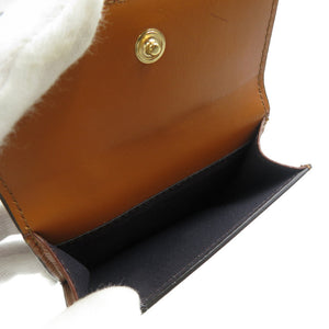 未使用 フェンディ ローママイクロ 8M0395 レザー ゴールド金具 ブラウン 三つ折り財布 1329【中古】FENDI