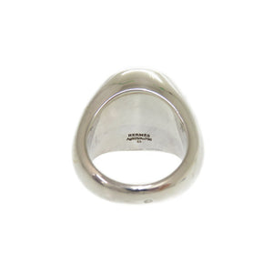エルメス エクスリブリス カレッジ シュバリエ リング シルバー925 K18ピンクゴールド 指輪 アクセサリー 1446【中古】HERMES