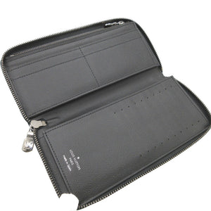 美品 ルイヴィトン モノグラム エクリプス M62295 ジッピーウォレット ヴェルティカル グレー ラウンドファスナー長財布 財布 1522【中古】LOUIS VUITTON